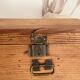 Antique solid pine chest - 41 x 25 x 20