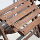 Set of 3 wooden folding chairs