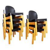 Set de 7 chaises thonet flex 2000 par gerd lange