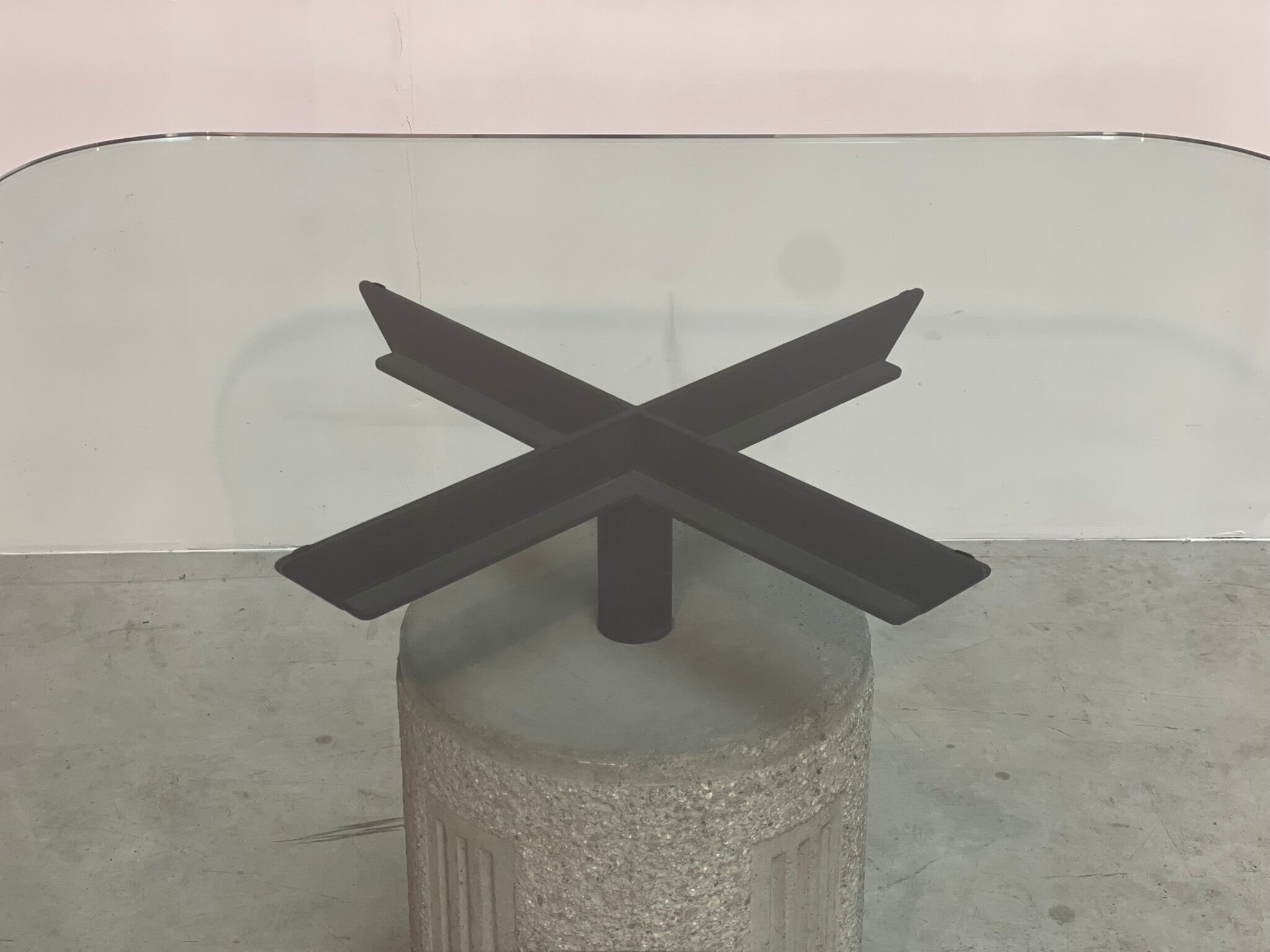 Table à manger Giovanni Offredi pour Saporiti, années 1970