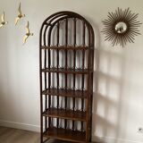 Vintage bamboo shelf and dare