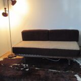 Sofa modular 70's table low seat/bed