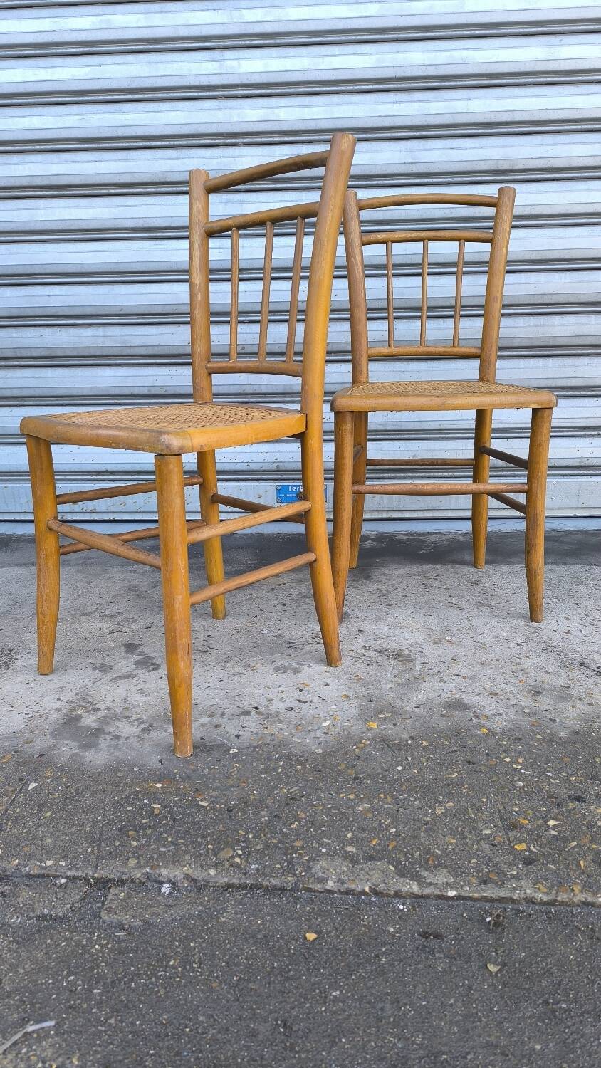 Paire de chaises bistrot, années 30