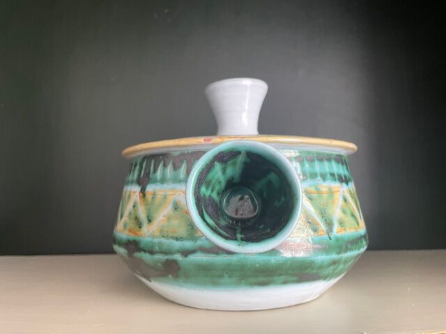 Covered pot Allix Vallauris 1960