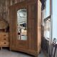 Large Art Deco oak wardrobe (renovated)