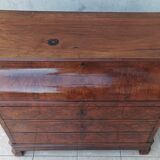 Louis Philippe walnut chest of drawers