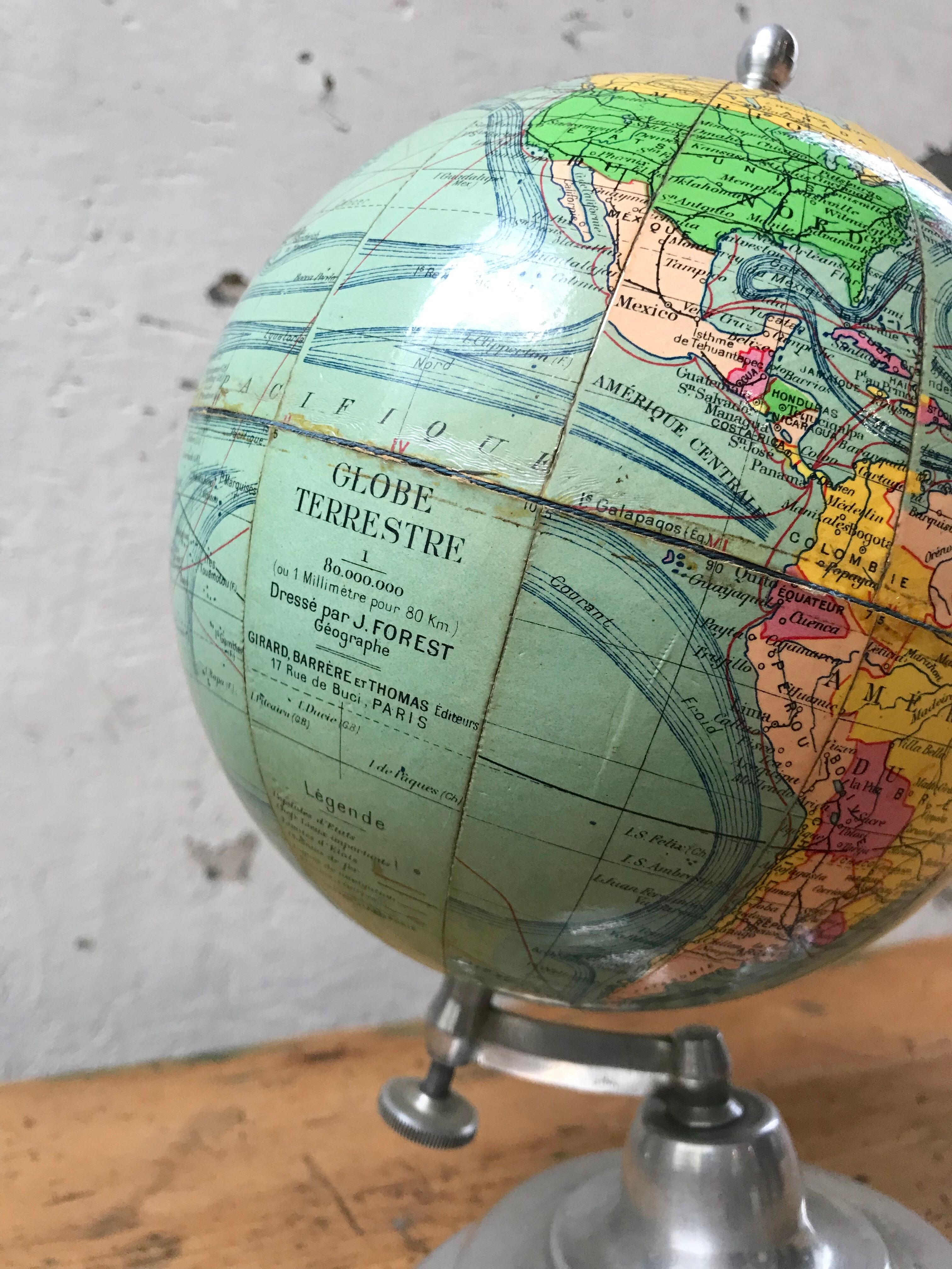 World map base aluminum