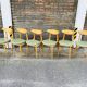 6 Chaises par Baumann éditées par Pierre Guariche Restaurées (licorne)