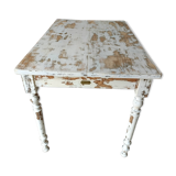 Renovated patinated table