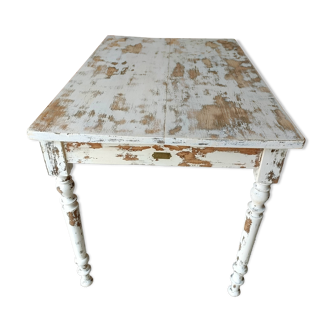 Renovated patinated table