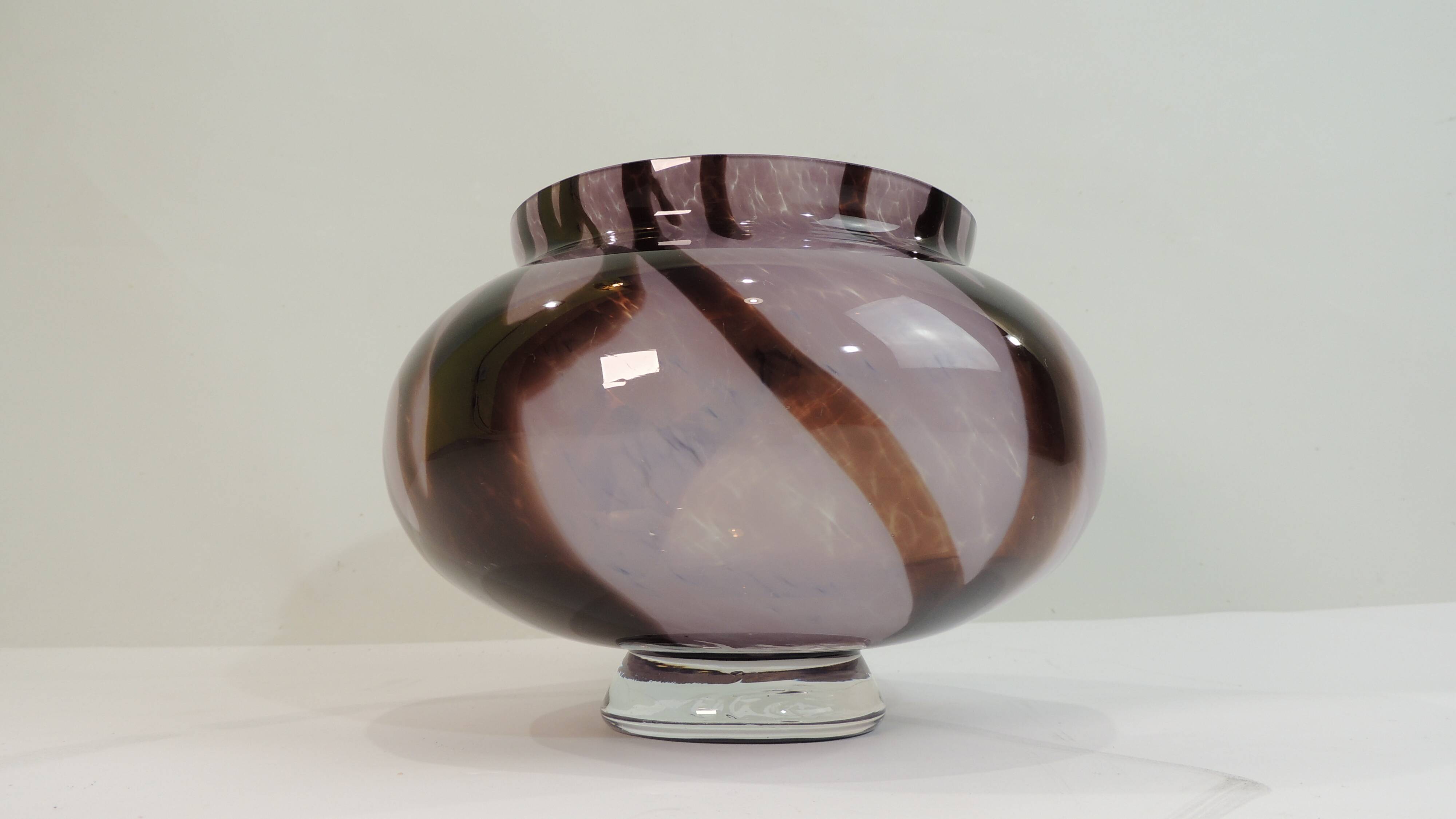 Blown glass vase / Antique Murano style glass vase