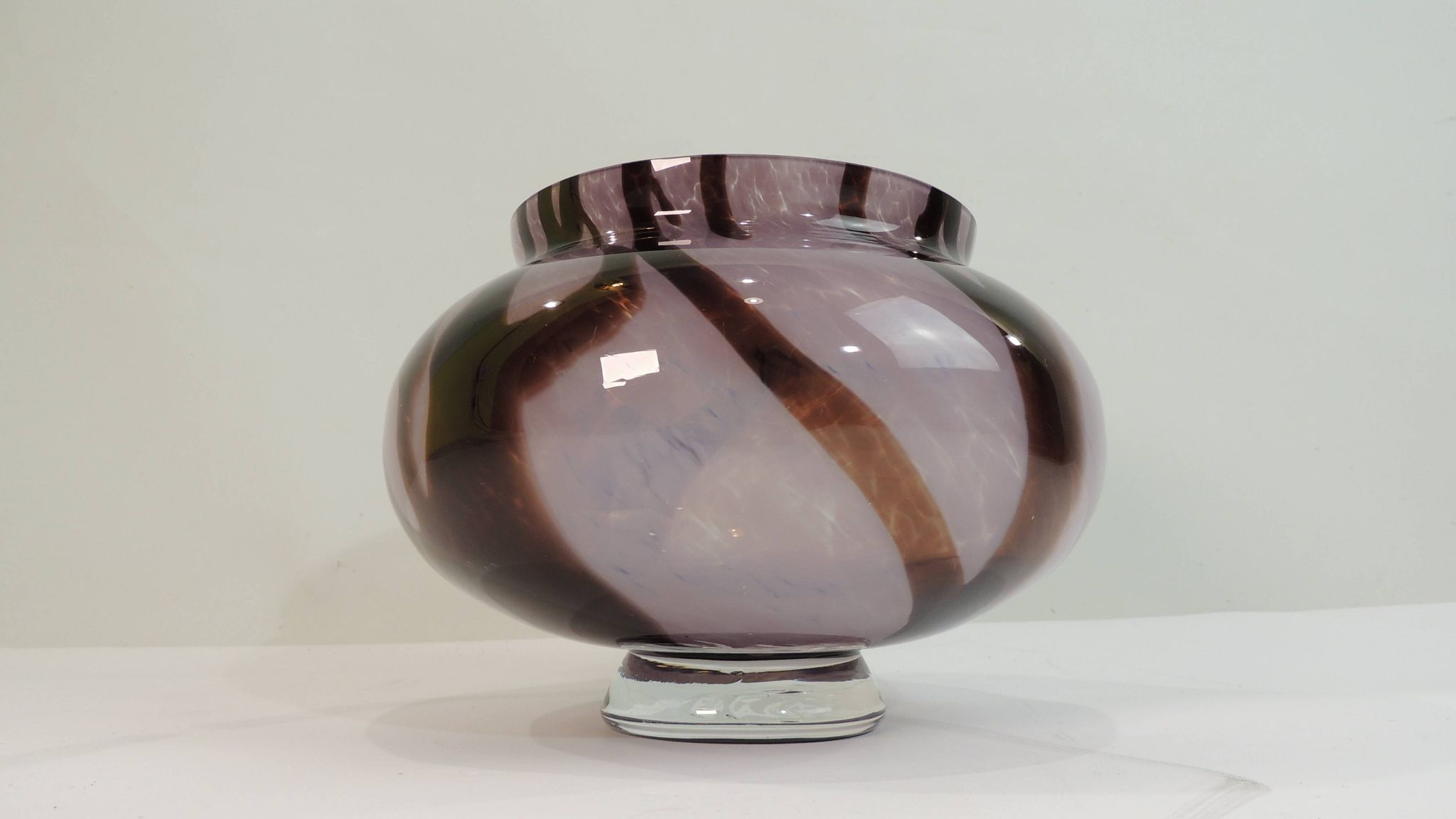 Blown glass vase / Antique Murano style glass vase