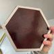 Vintage mother-of-pearl and wood jewelry box