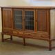 Danish modern oak cabinet in the style of Henning Kjærnulf, 1960s