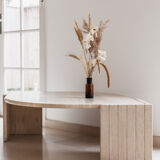 Table basse en travertin