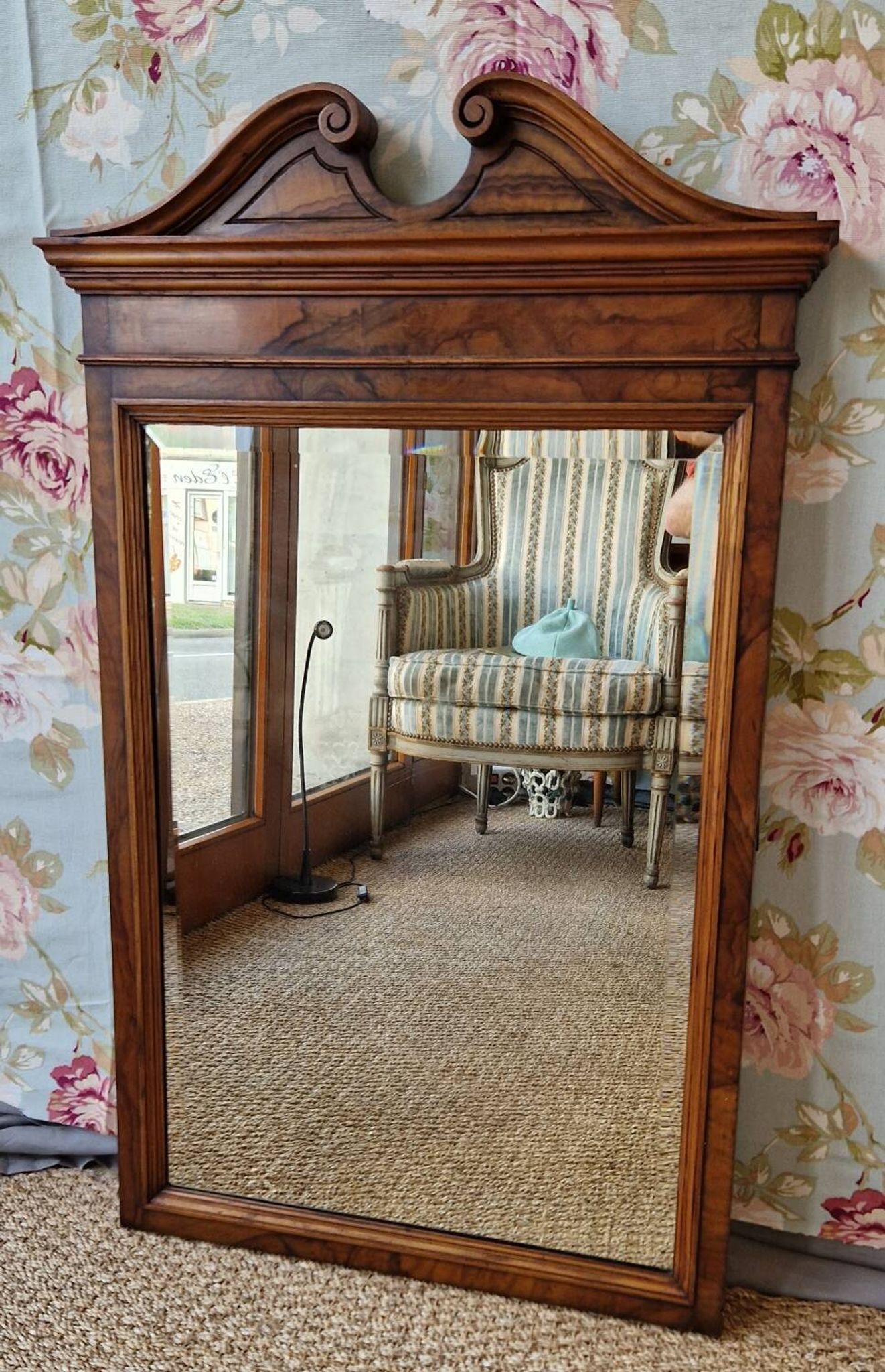 Miroir en noyer