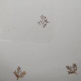 5 Badonviller opaque porcelain soup plates
