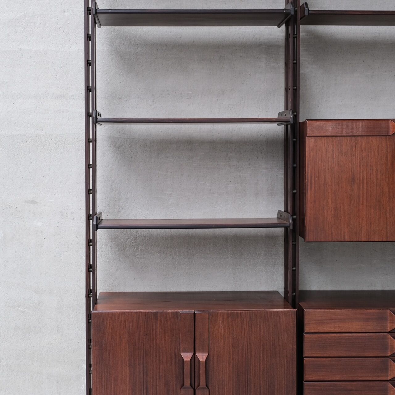 Italian Mid-Century Large Shelving Display