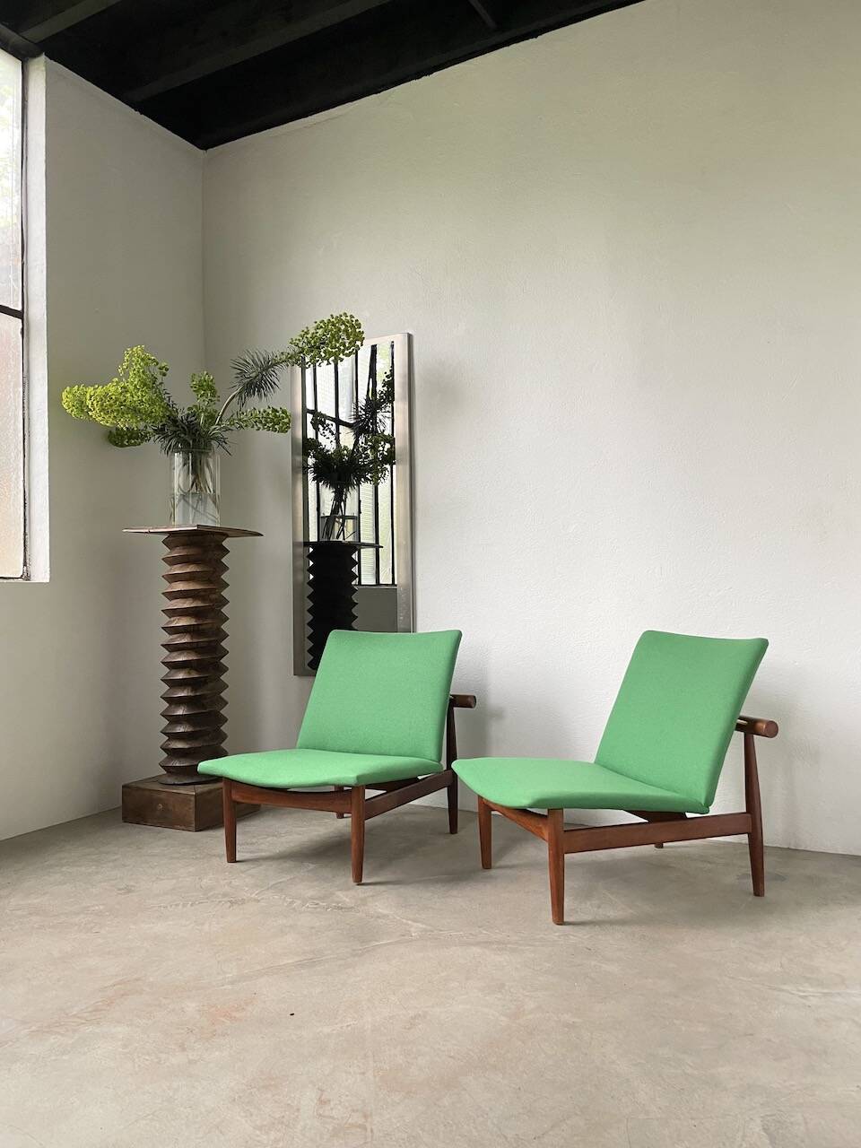 Pair of Finn Juhl Armchair model “Japan” France & Son