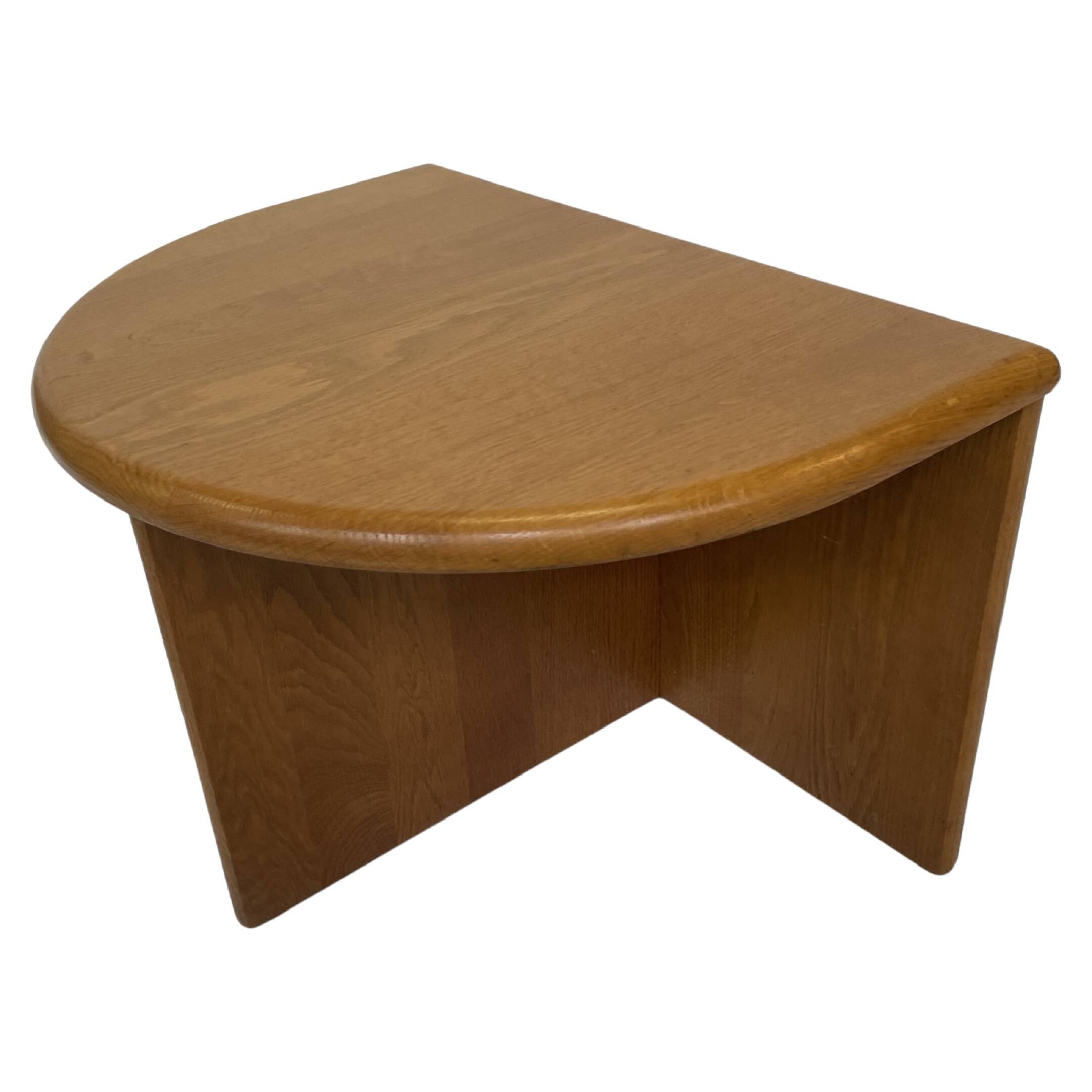 Vintage  side tables in oak minimalist design