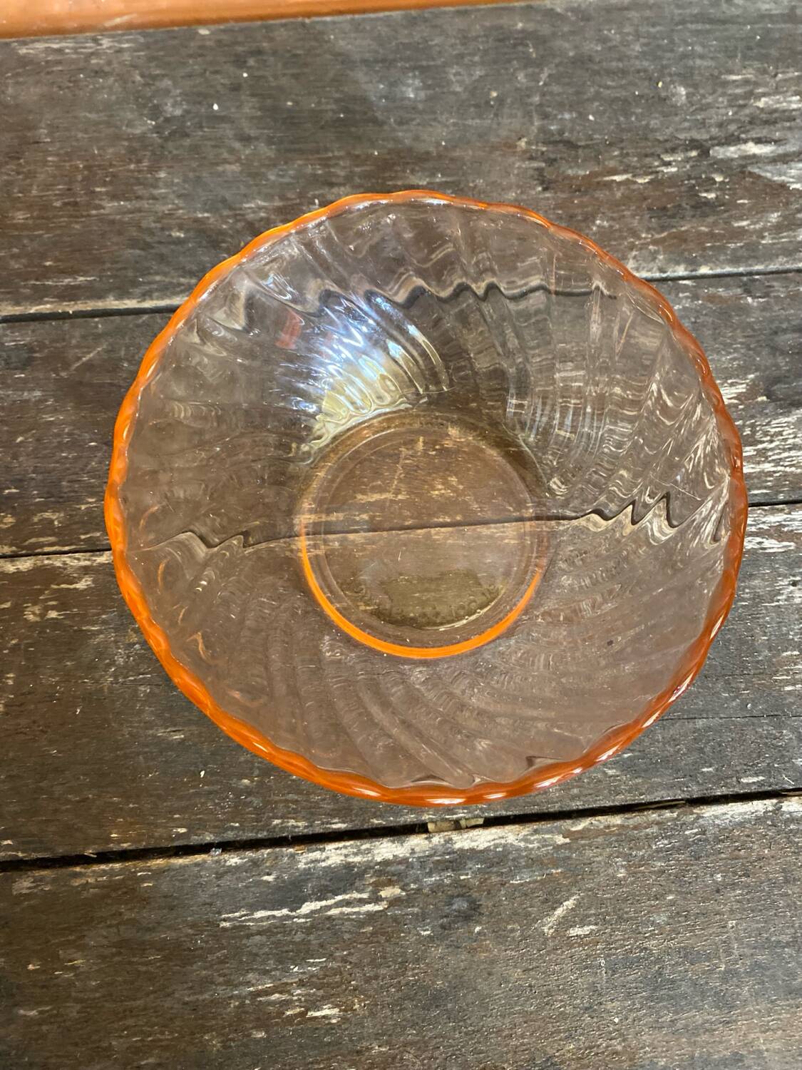 6 vintage pink moulded glass bowls arcoroc rosaline
