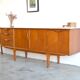 Vintage Scandinavian enfilade by Jentique – "wave" handles * 183 cm *