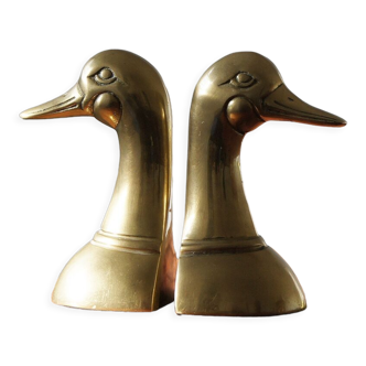 Mid-Century Brass Bookends, 1960s, Set of 2