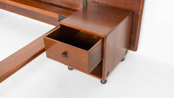 Lit et tables de chevet par Fabio Lenci pour Bernini, Italie, 1970