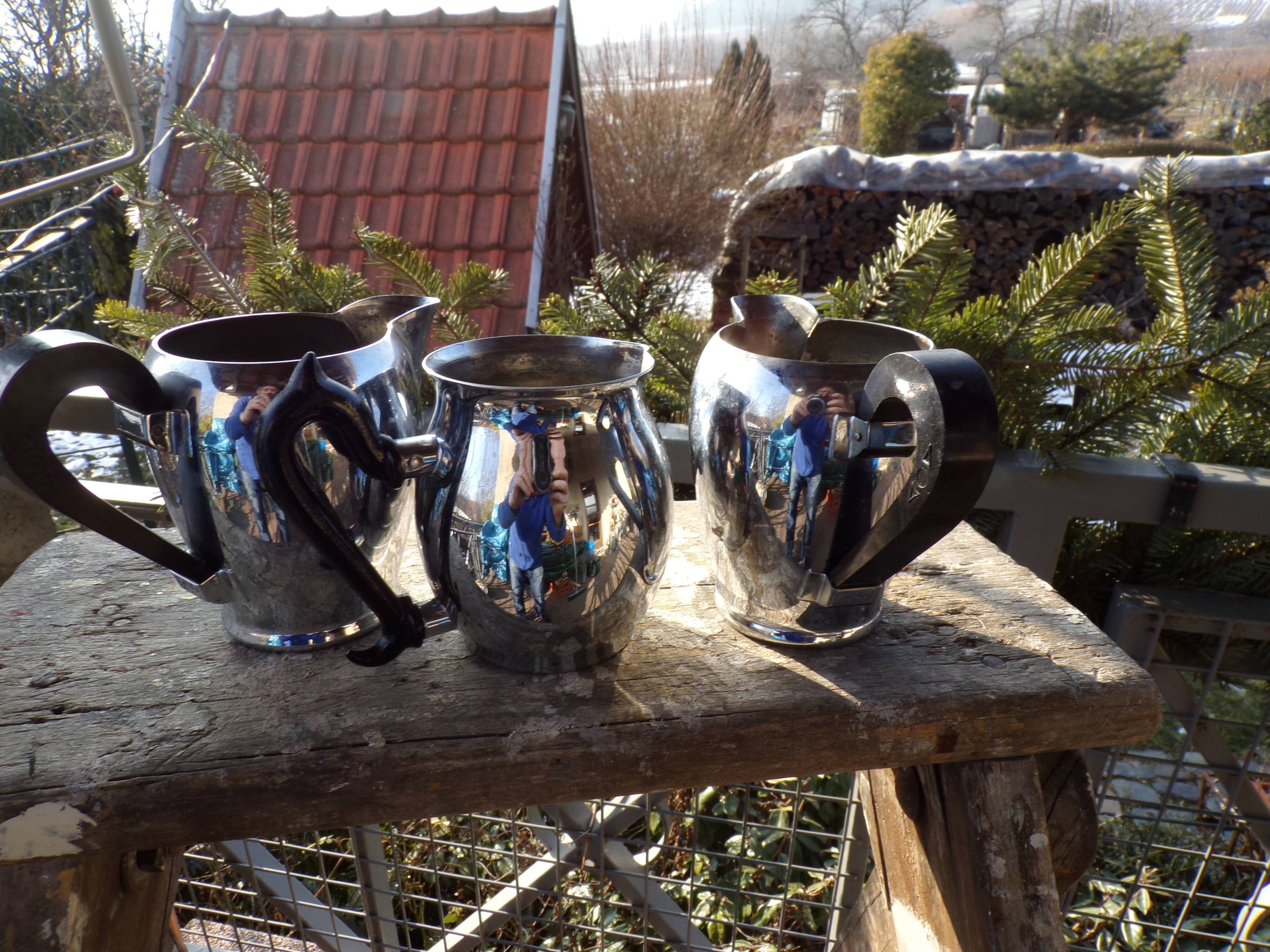Lot of 3 Creamer or small old milk jugs