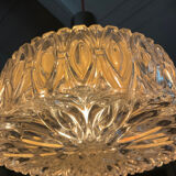 Lustre 70’s verre chrome et orange