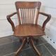 American desk chair in oak