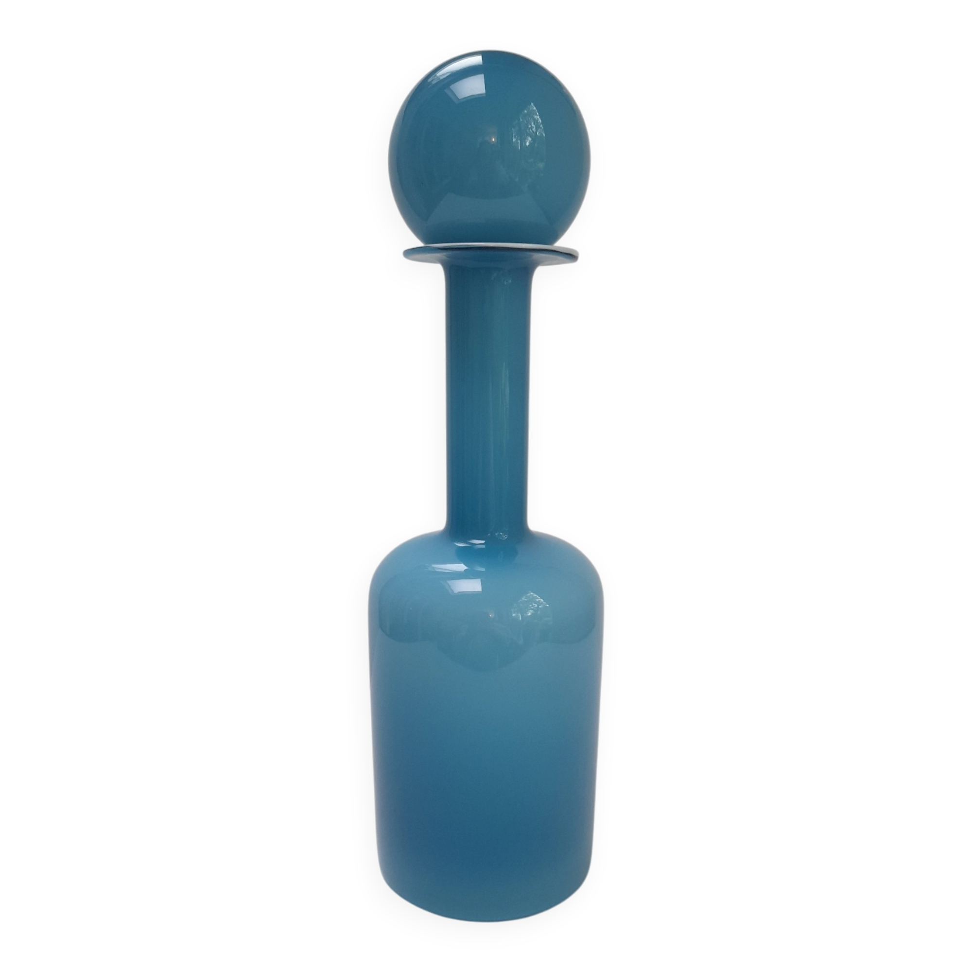 Opaline vase from the Holmegaard Palet collection by Michael Bang.
