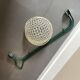 Support 3 baskets Happymaid 1950s – green metal