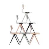 Lot of 6 chairs Galvanitas S19