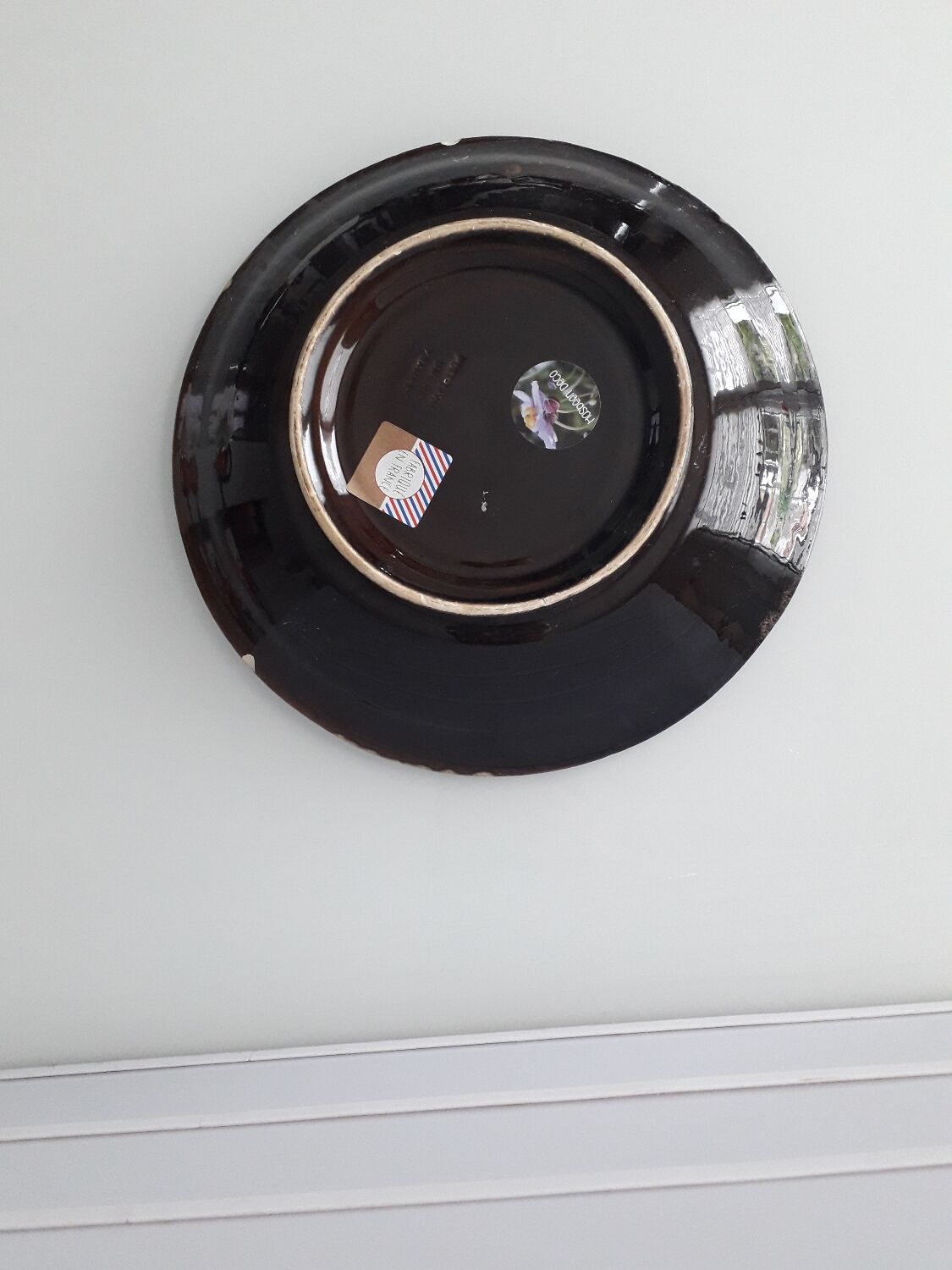 Poet-Laval dish 31 cm vintage ceramic