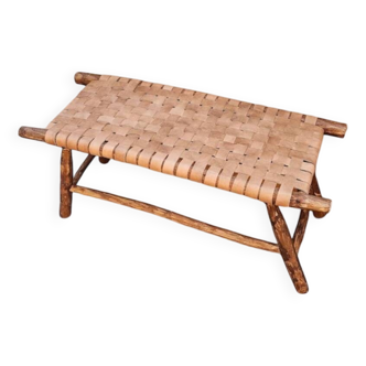 NAYA leather bench