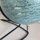 Globe vintage 1960  terrestre Girard et Barrère verre - 27 cm