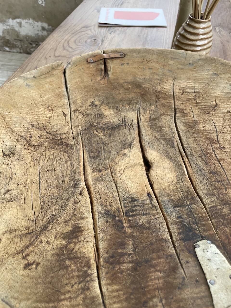 XL wooden Tuareg dish