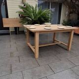 Farmhouse table with extension