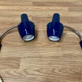 Pair of 1950s Scandinavian design wall lights.