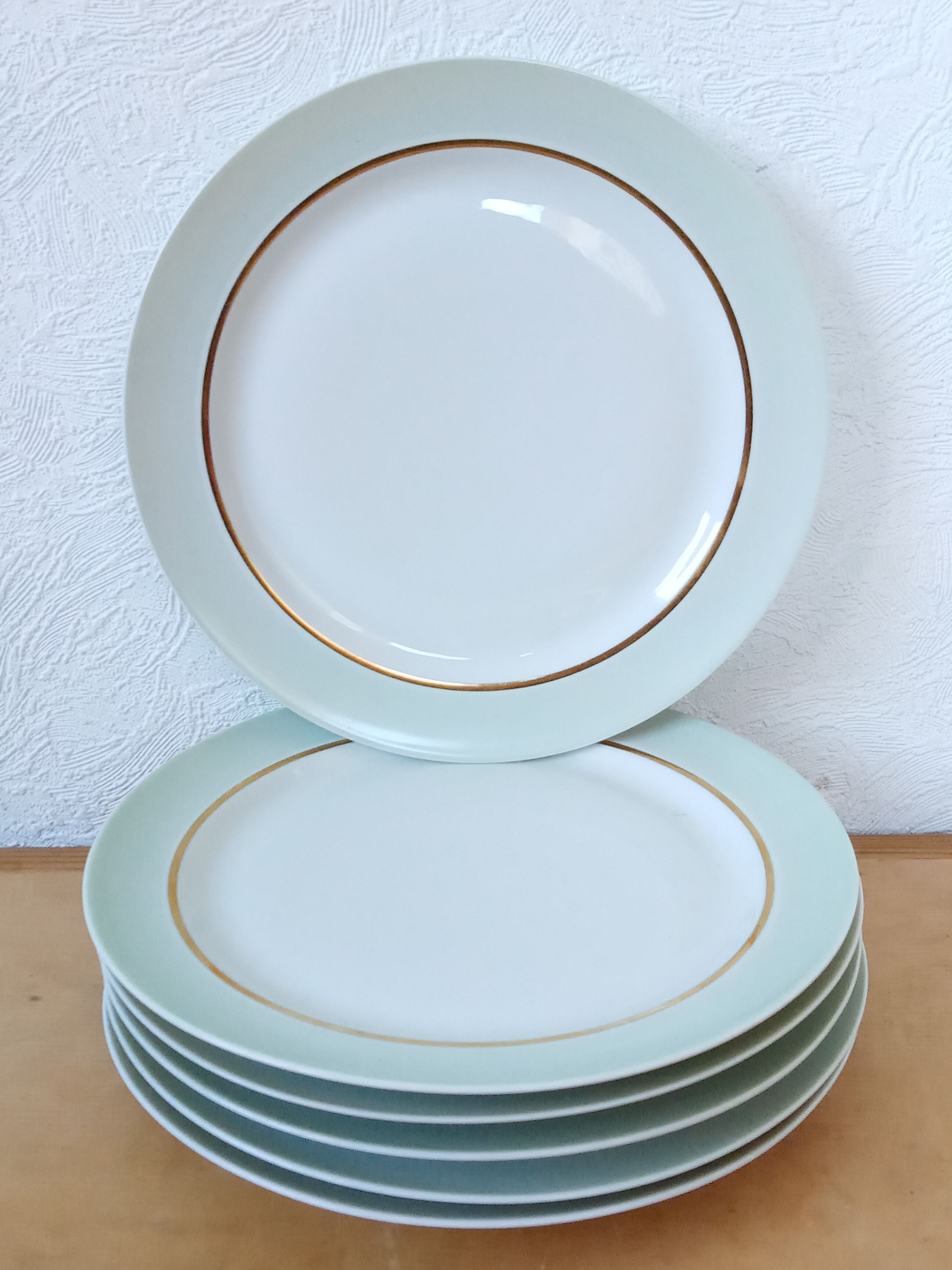Six Limoges porcelain plates