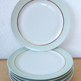 Six Limoges porcelain plates