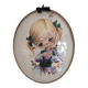 Oval vintage frame