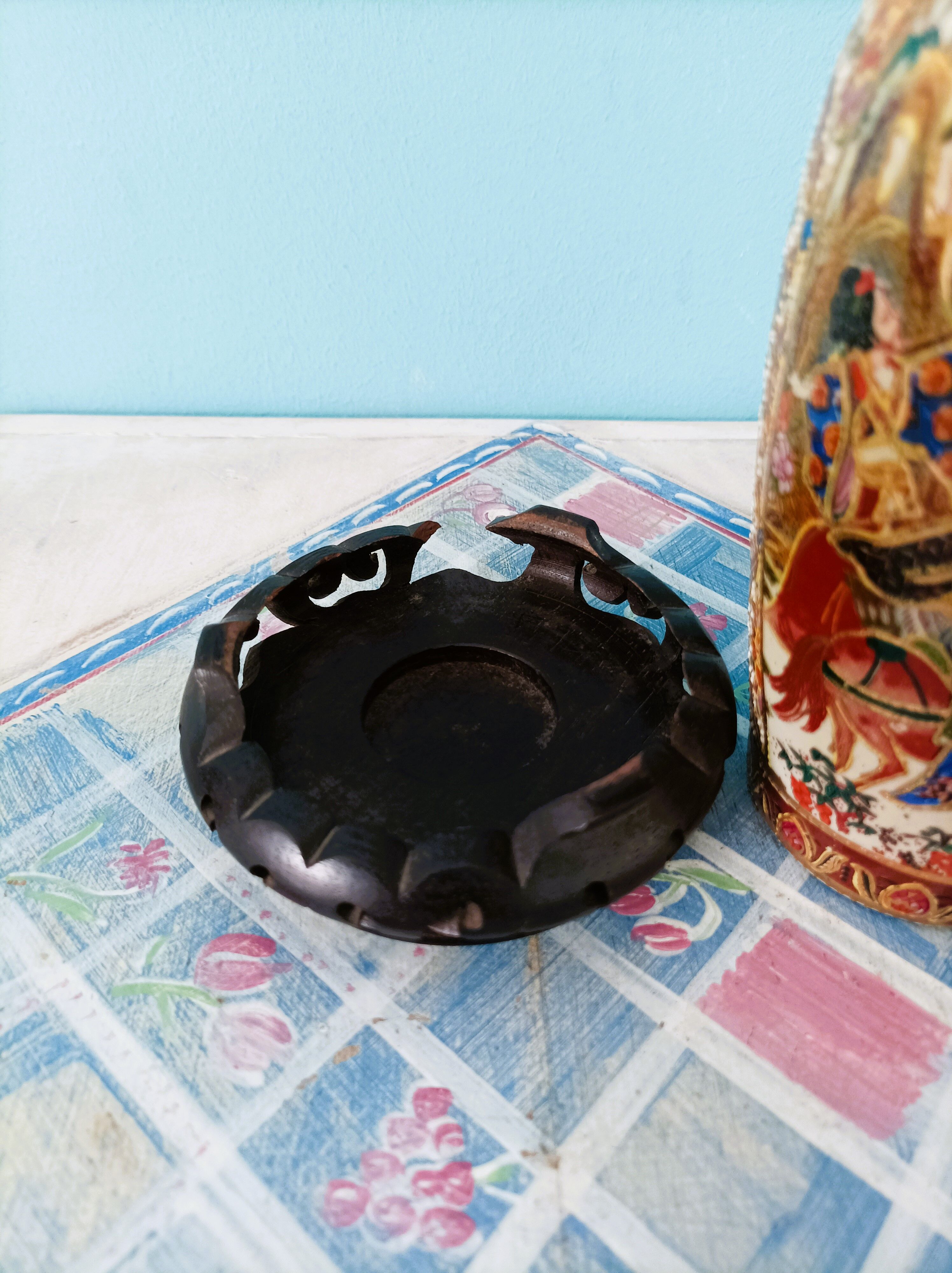 Chinese vase XIXth porcelain Canton