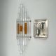 Vintage Handmade Glass 70s Poliarte Sconce ‘Linea’ byAlbano Poli