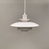 Classic Danish hanging lamp with multiple layers of shades by Lyskaer 1980s