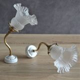 Pair of wall lamps