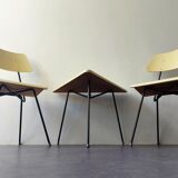 Set de chaises et table d'appoint '56' par Rob Parry pour Dico, Pays-Bas 1950