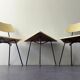 Set of 2 Room '56 chairs and sidetabe by Rob Parry for Dico, The Netherlands 1950's