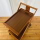 Desserte vintage chariot en bois, 1960
